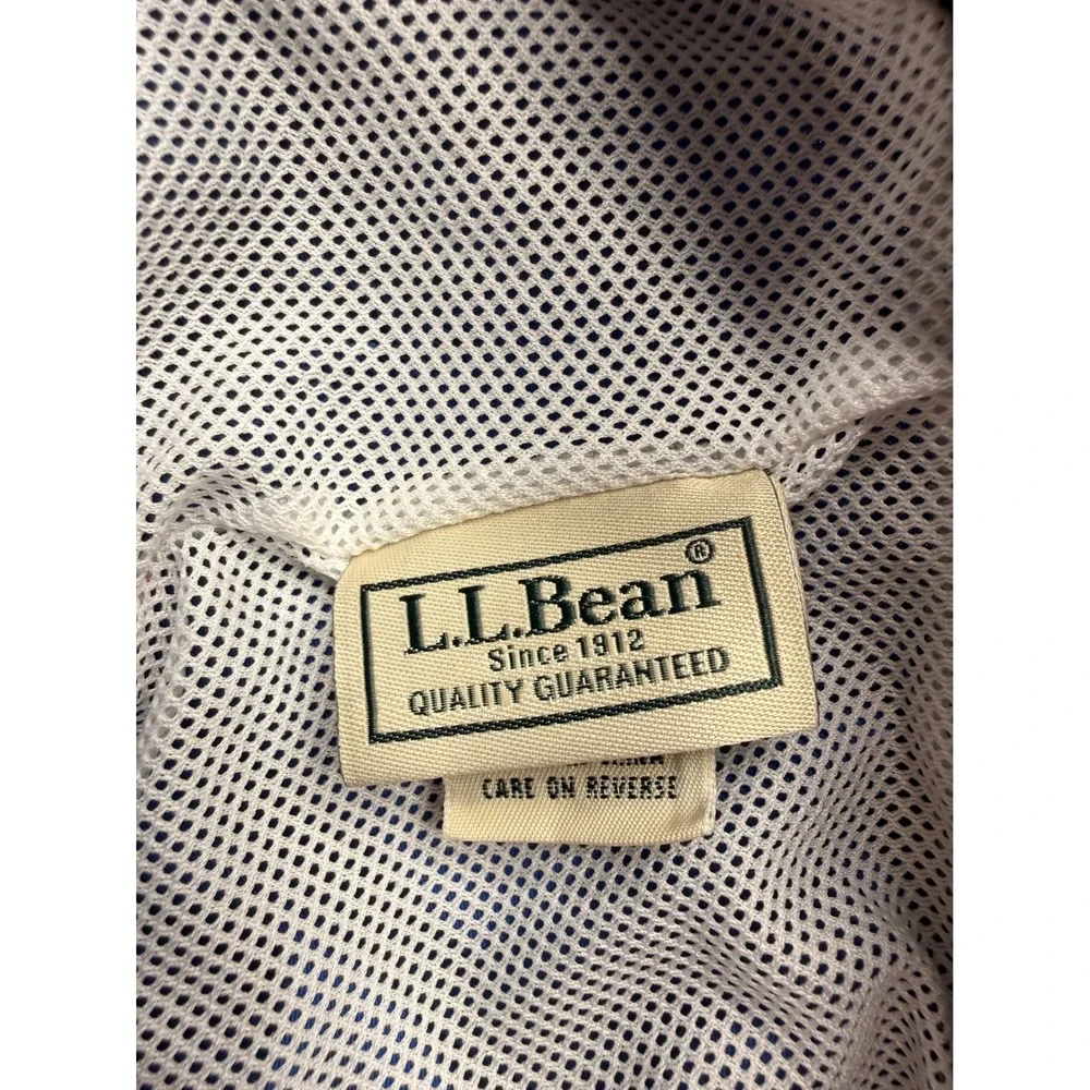 LL Bean Mens Blue Cargo Swim Trunks Mesh Lined Shorts Size Medium 256554